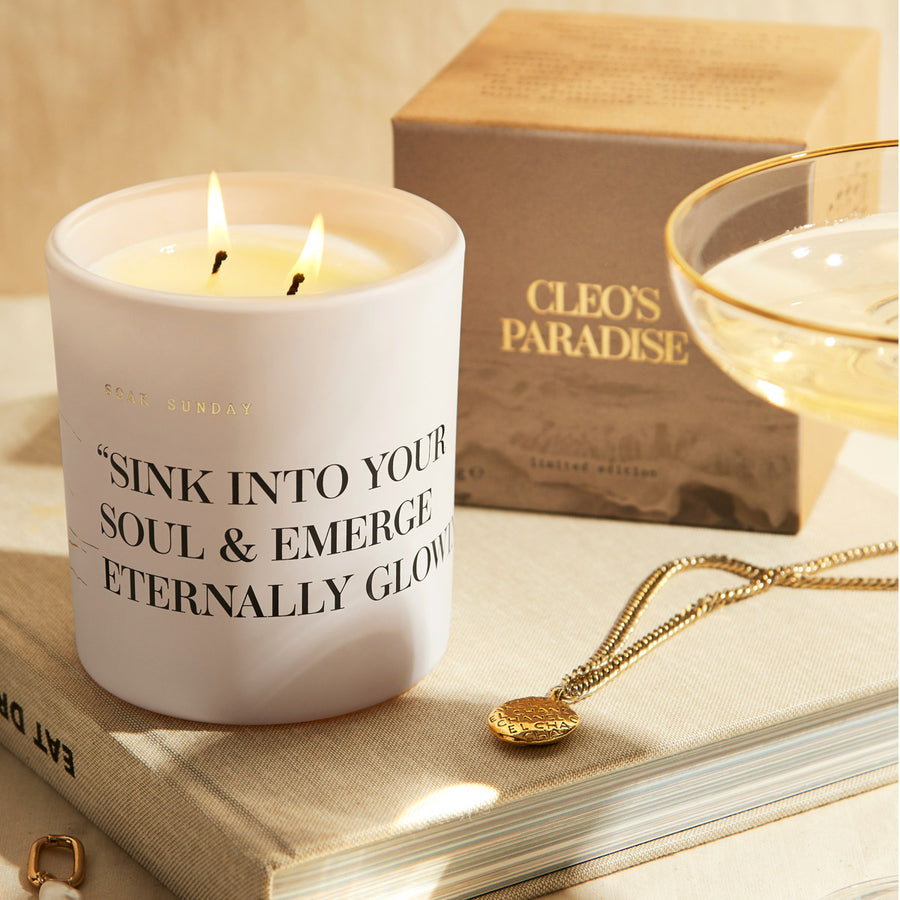 Cleo's Paradise Limited Edition Luxury Candle